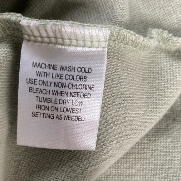 Vintage 90s Y2k Energie Sage Green Faux Wrap Babydoll Soft Girl Tank Top sz M - Picture 6 of 6